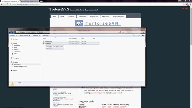 Tortoise SVN Tutorial смотреть онлайн