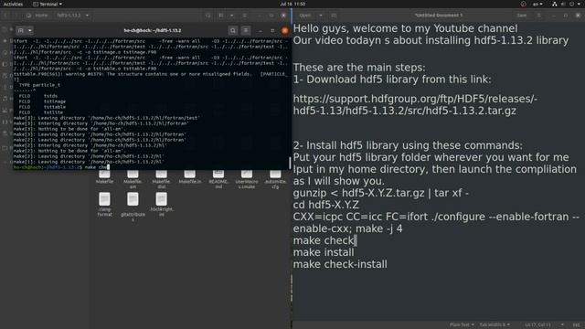 Complete Guide: How to Install HDF5 Library on Linux system - Step-by-Step Tutorial смотреть онлайн