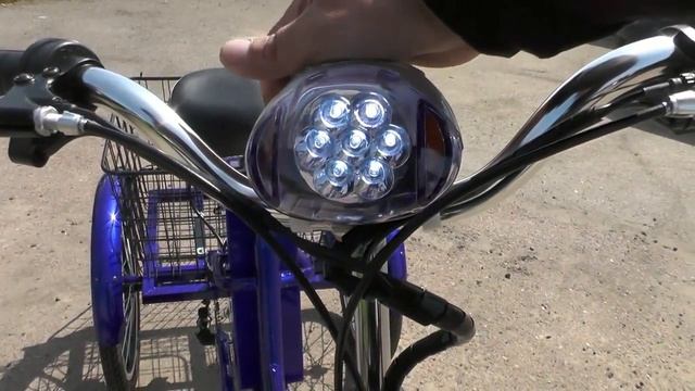 Трехколесный грузовой электрический велосипед SkyBike 3 CYCL смотреть онлайн