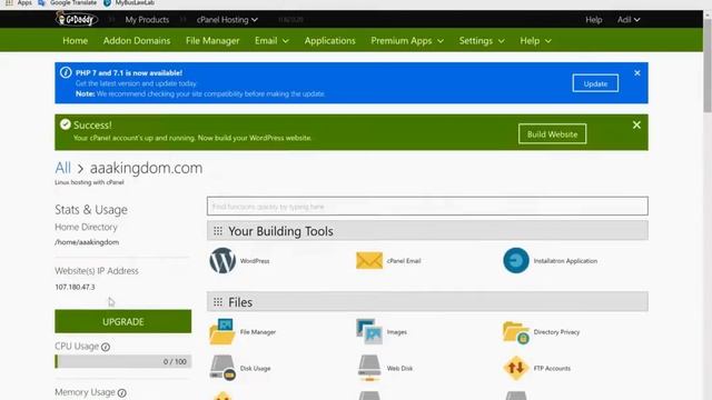 How to update Godaddy PHP version from PHP version: 5.6 to 7 or 7.1 смотреть онлайн