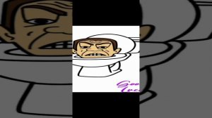 Как Легко Нарисовать Скибиди туалета характер  Жи Мен #Нарисовать #Легкорисоать,#СкибидиТуалет