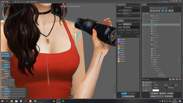 Spine #7 Продвинутый риг в Spine 1
