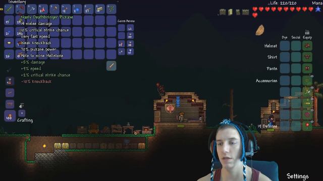 Let's Play Terraria 1.2.4.1 Warrior Class Part 7!: BLADE OF GRASS vs. BRAIN! смотреть онлайн