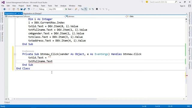 How to make school managements software in visual basic and sql server lesson 2 part 4 смотреть онлайн