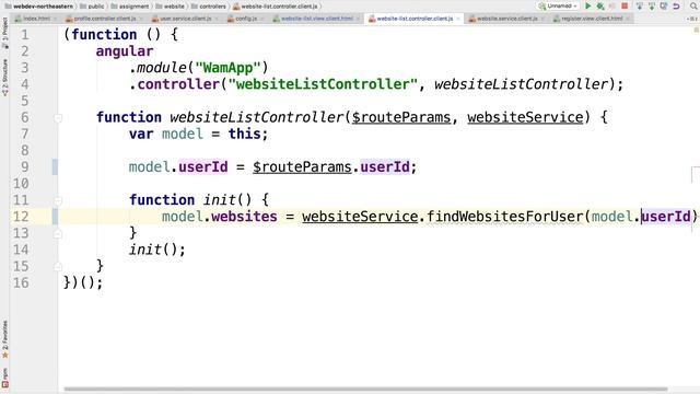3.27 adding website new view in MEAN apps webdev summer 2 2017 смотреть онлайн