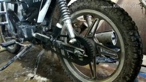 Как натянуть цепь на мотоцикле Альфа.