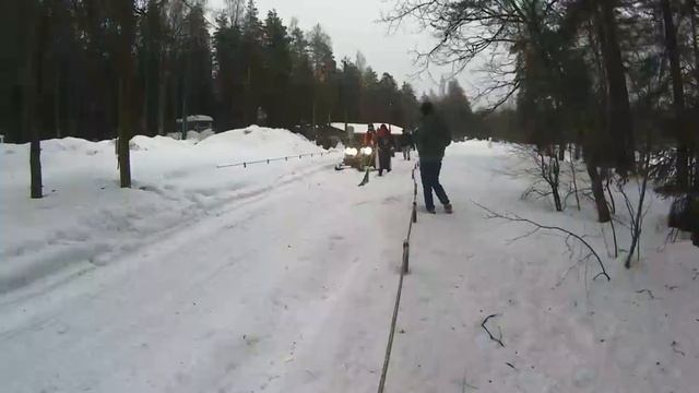 Гонка на снегоходах. Лен область.16.02.19. смотреть онлайн
