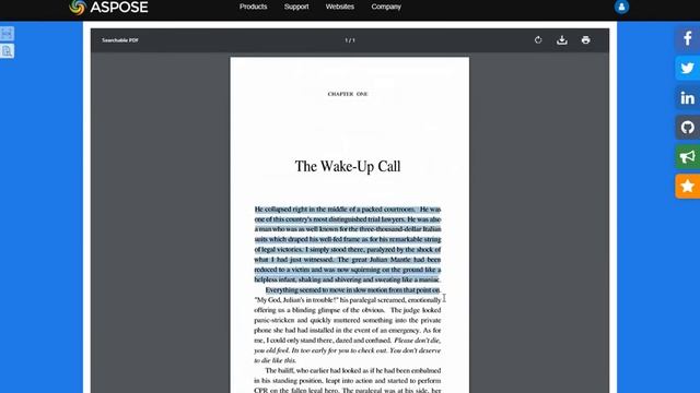 How to convert image to Searchable PDF with Aspose.OCR смотреть онлайн