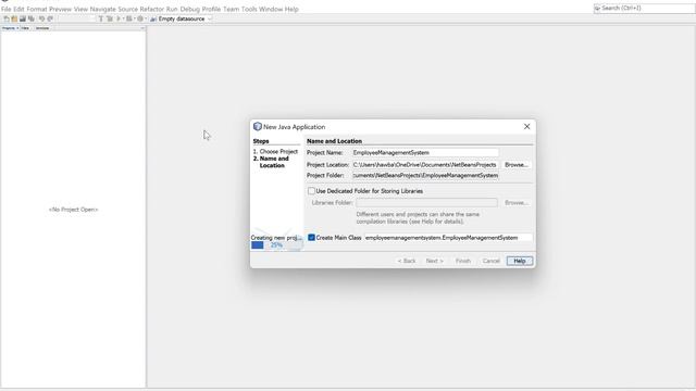 06# Java: create a new project in NetBeans 8.2 смотреть онлайн