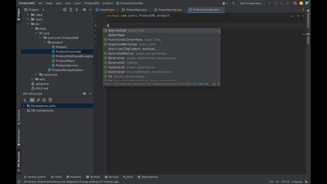 Spring boot project with PostgreSQL смотреть онлайн