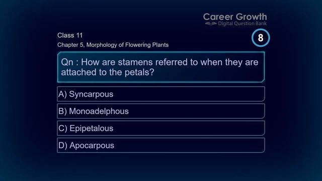 Neet 2024 Biology Questions and Answers - Class 11 Chapter 5 Morphology of Flowering Plants смотреть онлайн