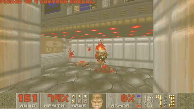 DOOM Zone 400 Map 08 UV Max in 3m32s | World Record смотреть онлайн