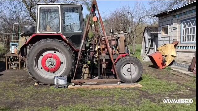 ЮМЗ 6кл замена дисков сцепления, 205 подшипника маховика, причина была в том что попадало масло... смотреть онлайн