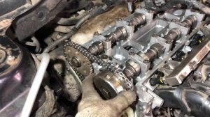 Мазда 6 2.0 цепь  ГРМ замена