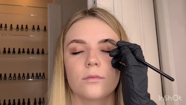 Naturalne Farbowanie Brwi Henną/farbą Bronsun / Натуральное окрашивание бровей краской Bronsun