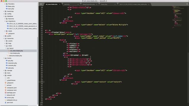 #22 الحذف الناعم او soft-delete باختصار باستخدام Model смотреть онлайн