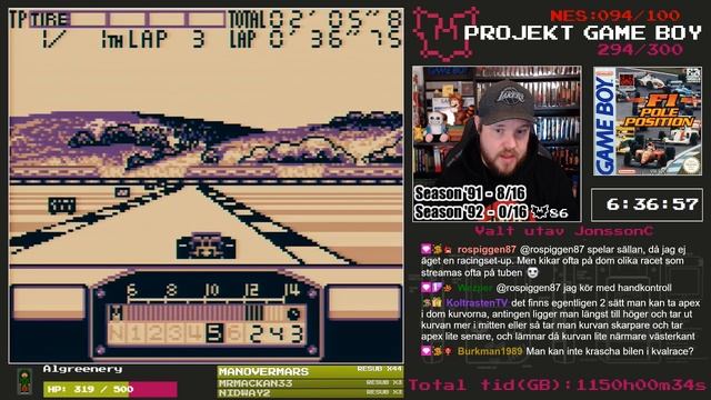 (Del 3/6) 294/300 - F1 Pole Position - Projekt Game Boy смотреть онлайн