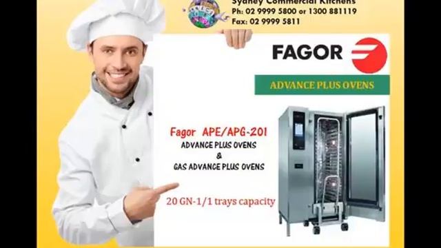 Fagor Advance Plus Combi Ovens - Restaurant Equipment смотреть онлайн