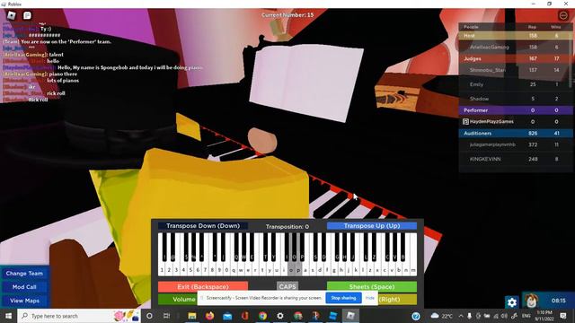 Suprising Roblox judge's with a Rickroll in Roblox Got Talent смотреть онлайн