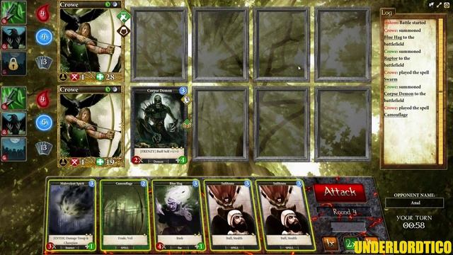 BloodRealm Battlegrounds - Crowe vs Crowe #2 Casual Gameplay смотреть онлайн