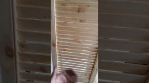 жалюзийная дверь из леруа и её покраска