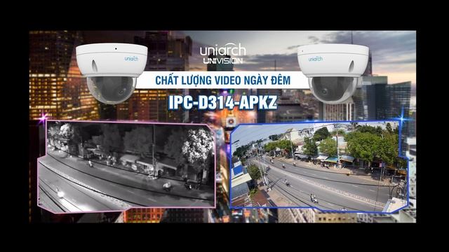[UNI] - Demo hình ảnh ngày đêm camera Uniarch IPC-D314-APKZ смотреть онлайн