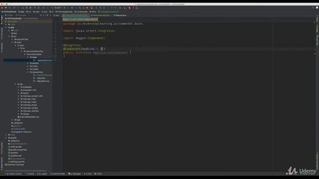 Android Architecture Components - View Model : Creating a simple Dagger Component смотреть онлайн