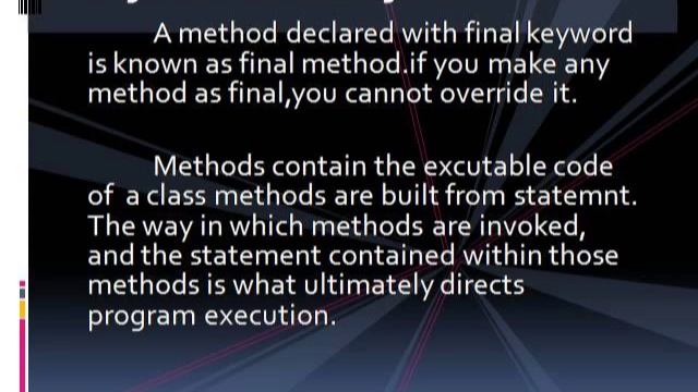 JAVA - Final Keyword смотреть онлайн