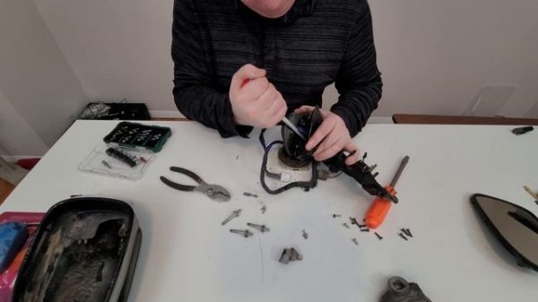 Lexus LS460 Outside Mirror Complete disassembly. How to!