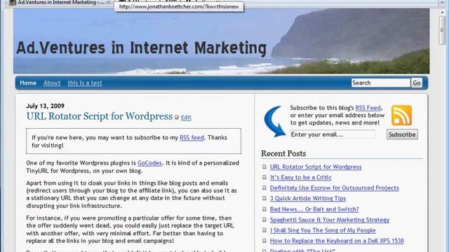 Keyword Tracking with Wordpress (URL Rotator) смотреть онлайн