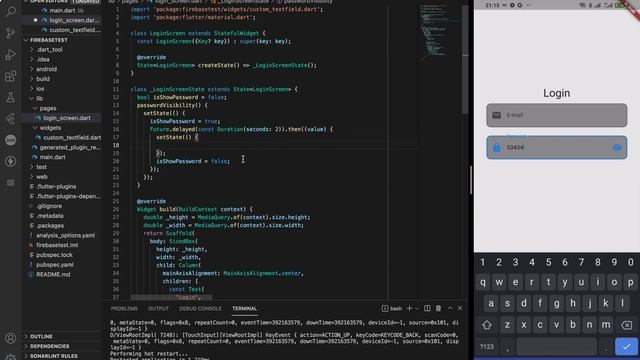 Flutter Login and Registration UI || Firebase Authentication || Bangla Tutorial смотреть онлайн