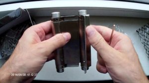 Петли пружинные двусторонние ARMADILLO DAS SS 201-4» (100*70*1.5) CP Хром