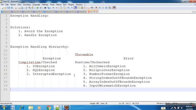 Exceptions Basics смотреть онлайн