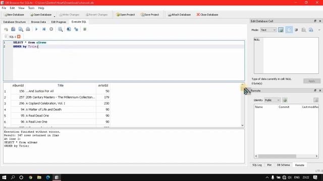 DB Browser SQL Tutorial #3 SQL ORDER BY смотреть онлайн