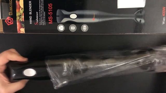 Відео огляд Блендер DOMOTEC MS 5105 занурювальний, 400Вт, пластик, + склянка смотреть онлайн