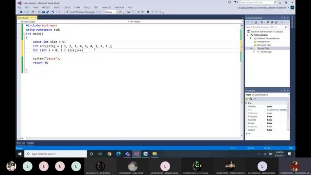 Session 2 - part 1 Array complex questions смотреть онлайн