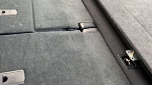 Тойота Прадо 150, бокс в багажник, со сложенными сидениями.