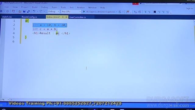ASP.NET MVC tutorials || What is Razor by Wilson смотреть онлайн