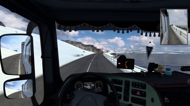 ETS 2 - Promods Iceland - Mercedes-Benz MP3 with EVR sound and Skin Milles Åkeri AB / DB Schenker смотреть онлайн