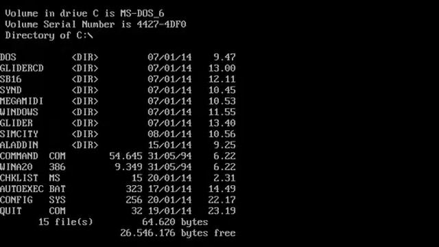 Booting MS-DOS 6.22 With DOSBox
