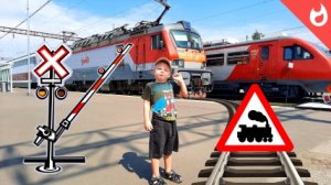 Поезда/ жд переезд / вокзал / маневровый поезд / день железнодорожника