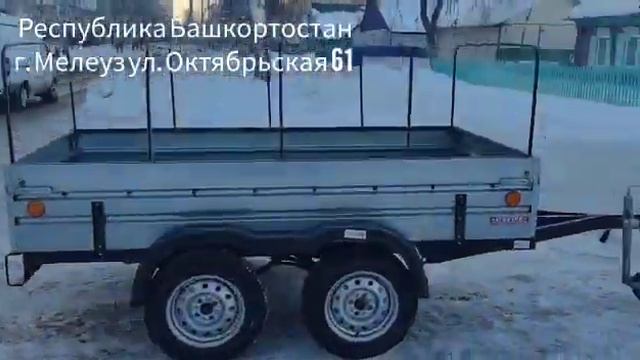 прицеп Атлетик двухосный смотреть онлайн