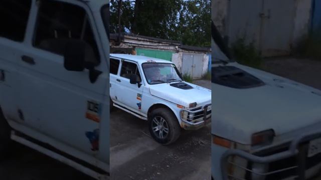 Человек ГНОМ ставит НИВУ в гараж смотреть онлайн