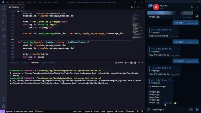 python-telegram-bot 01x02 | آموزش ساخت ربات تلگرام: قسمت دوم