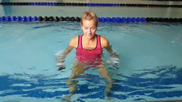Water Exercises With Aqua Dumbbells