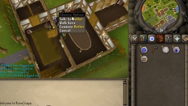 Runescape 2007 How To Get A Bulter for construction Guide [COMMENTARY] Old School OSRS смотреть онлайн
