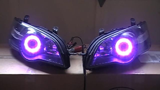 RGB Angel Eyes 2005-07 LGT with LED strip смотреть онлайн