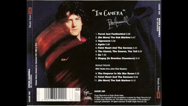 PETER HAMMILL - IN CAMERA - FULL ALBUM - U. K. UNDERGROUND - 1974 смотреть онлайн