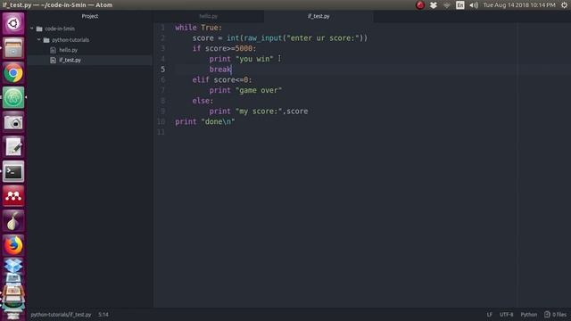 004 Python indentation while loop | English смотреть онлайн