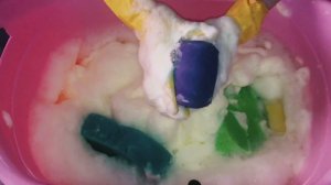 ASMR disinfectant squeezing sponges/АСМР выжимание губок